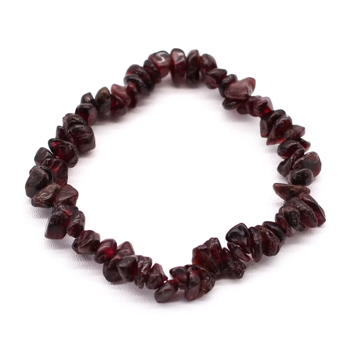1 Pulseira com Fragmento de Gema - Granada de Sangue (Chip)