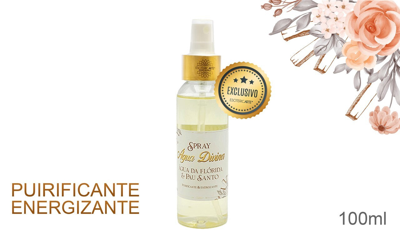 Spray Água Divina - Água de Flórida & Pau Santo 100ml