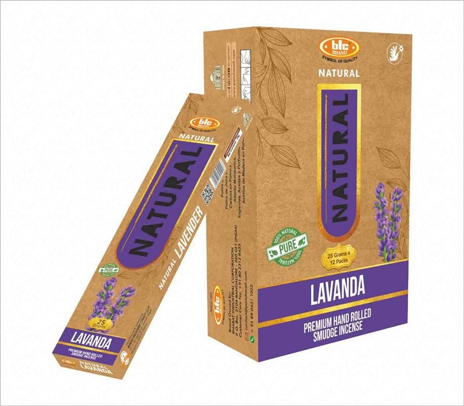 Incenso Natural Bic Lavanda