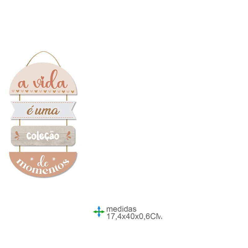 Placa Parede MDF 17.4x40x0,6cm