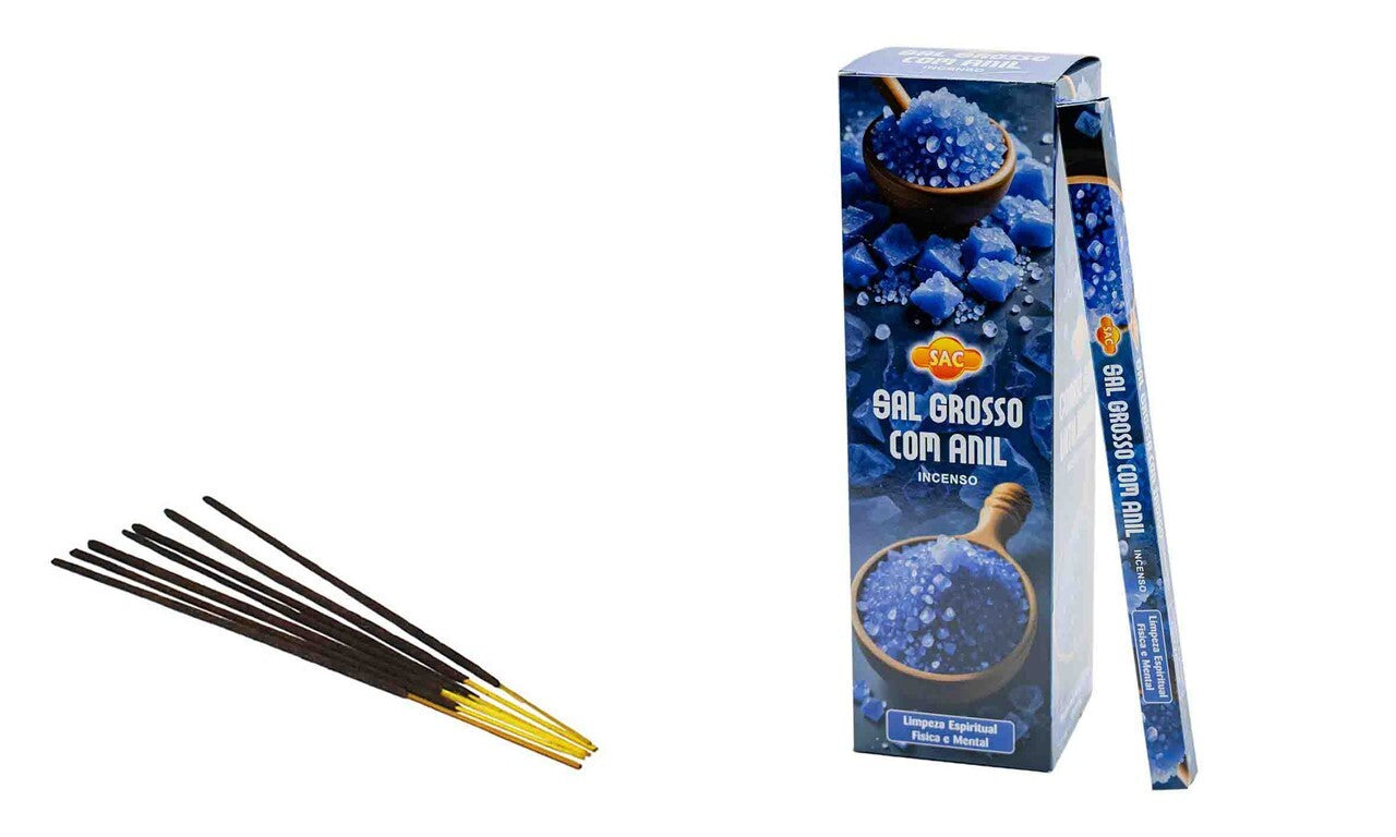 Incenso de Sal Grosso e Anil