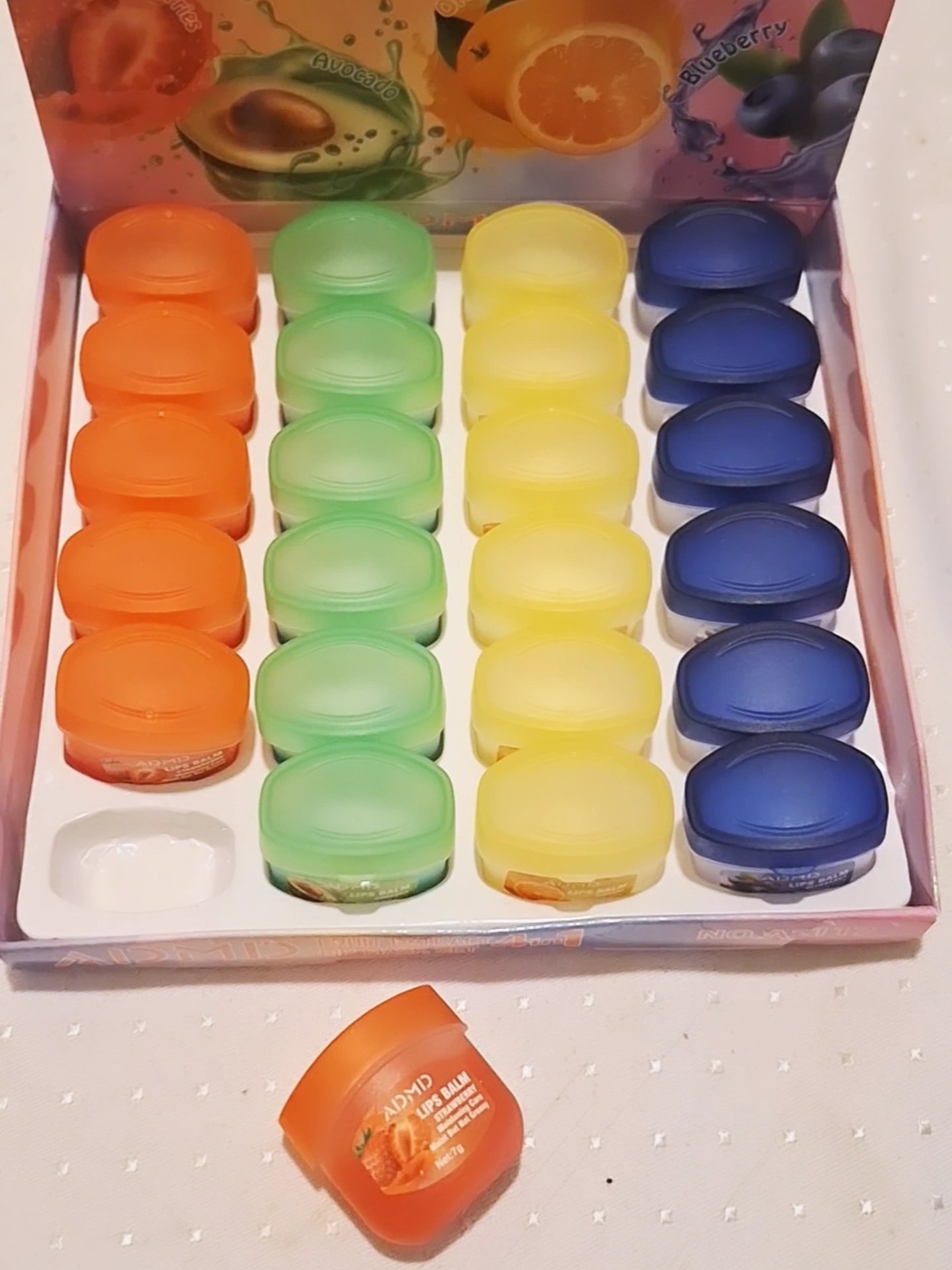 Bálsamo para os lábios de Laranja