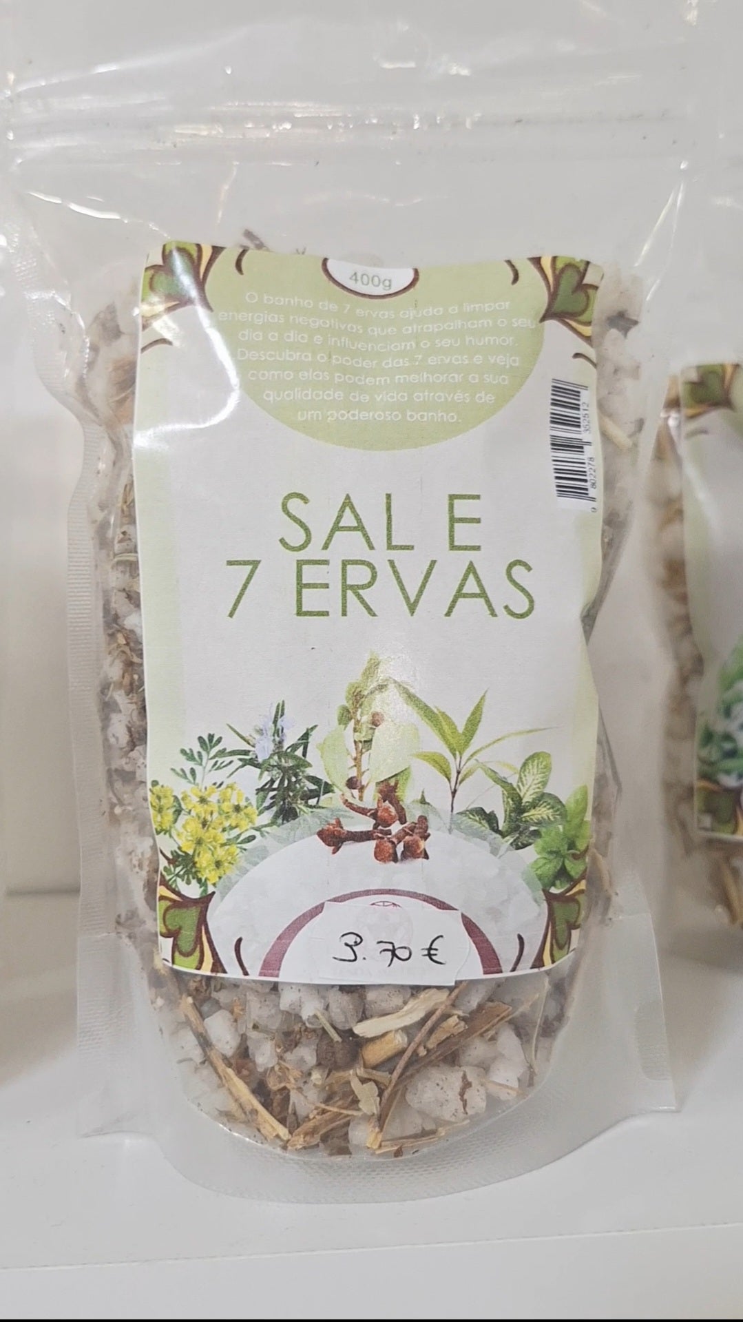 Banho Sal e 7 Ervas