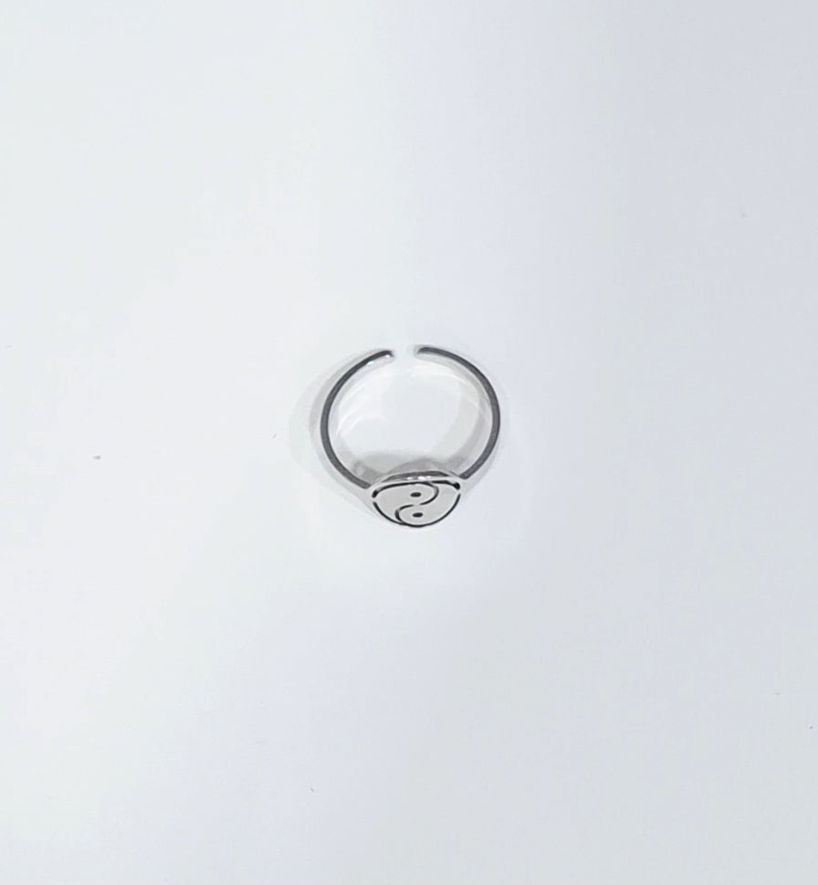 Anel ajustável ying/yang