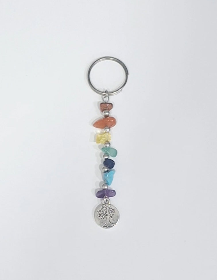 Porta-chaves Chakras com árvore da vida