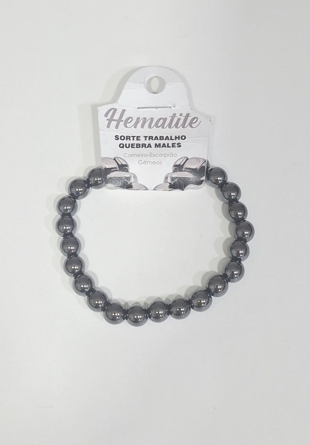 Pulseira com pedra natural Hematite