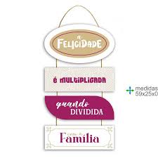 Placa de Parede MDF 59x25x0,6cm