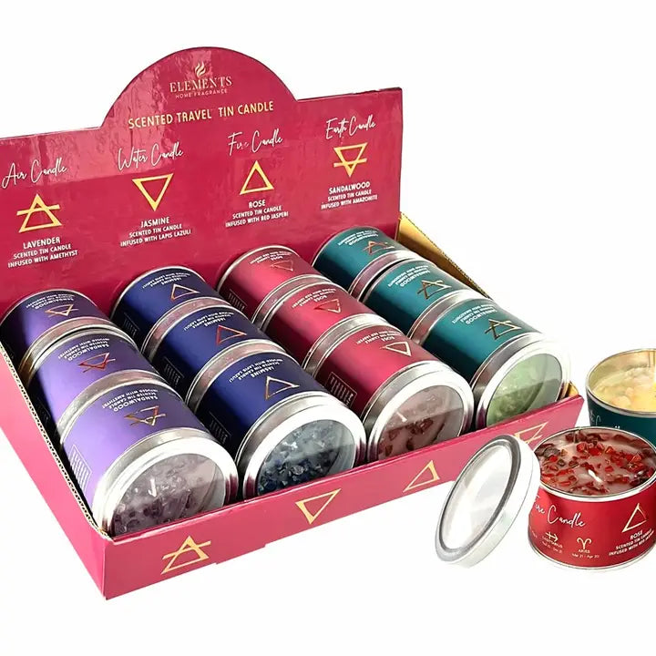 Vela Elementos Com Pedras