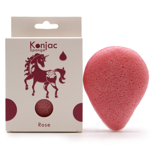 1 Esponja Facial Konjac - Rosa - Antienvelhecimento
