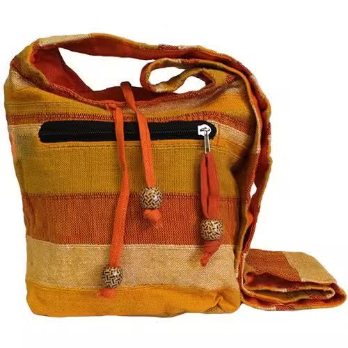1x Bolsa Transversal Nepal - Laranja Nascer do Sol
