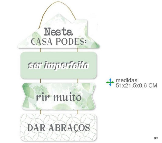 Placa de Parede MDF