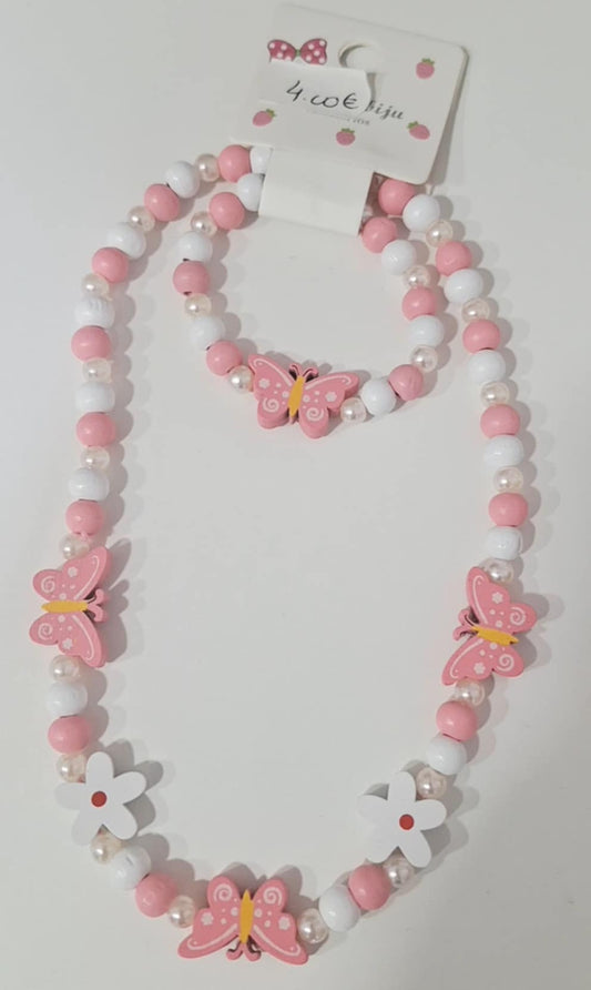 Conjunto pulseira e fio criança