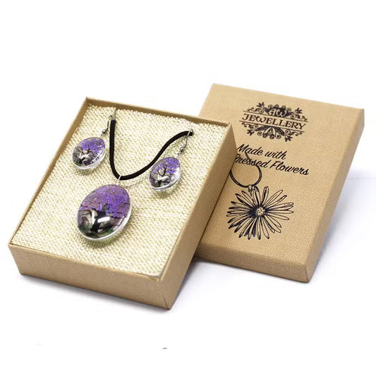 Miniatura 1 1x Flores Prensadas - Árvore da Vida - Lavanda