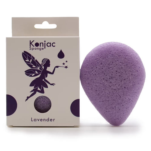 1 Esponja Facial Konjac - Lavanda - Calmante