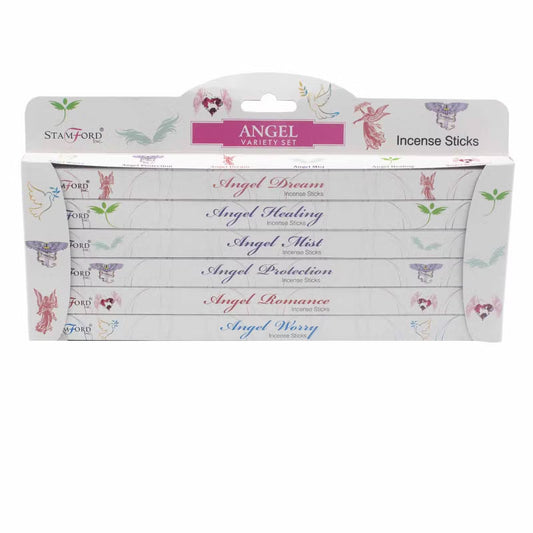 1 Conjunto de presente de incenso Stamford - Anjo (branco)
