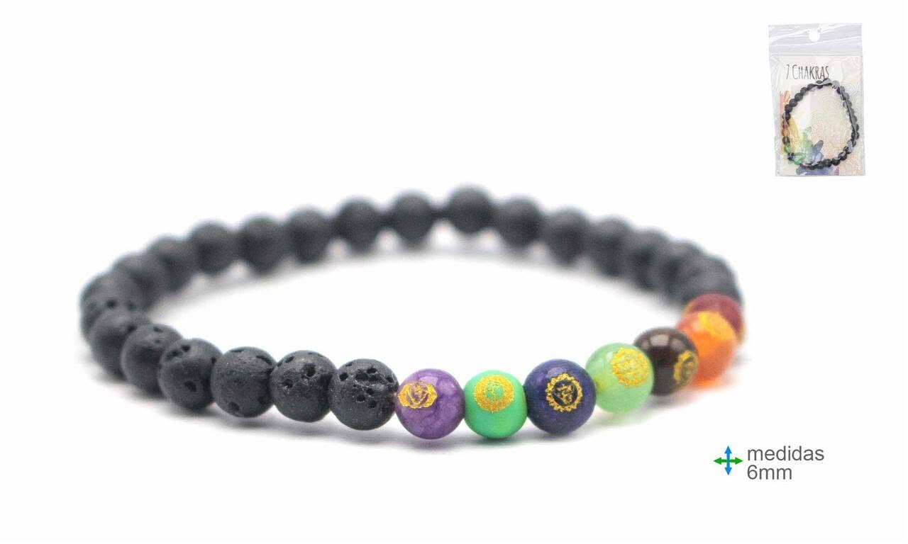 Pulseira Pedra 7 Chackras 6mm