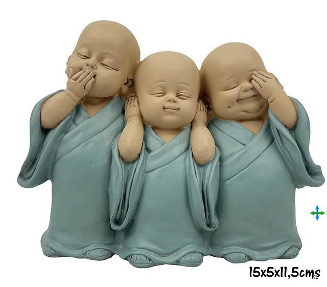 3 Budas 15x5x11,5 cm