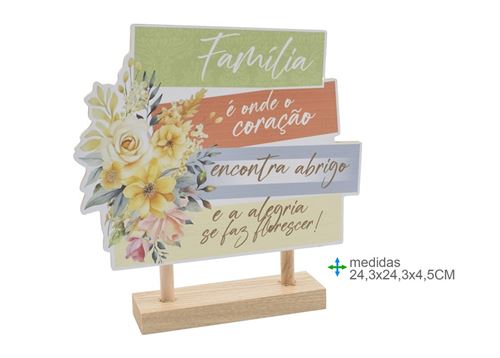 PLACA MESA MDF 24,3X4,5X24,3