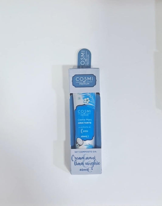 Cosmi & Premium-Kit Mãos- Creme Hidratante + Lima de Unhas