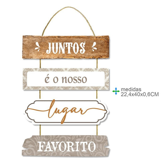 Placa de Parede MDF