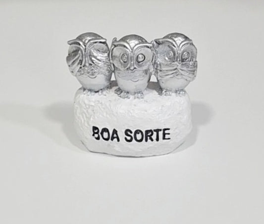Pedra da sorte coruja