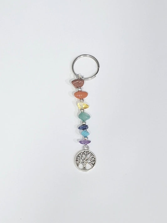 Porta-chaves Chakras com árvore da vida