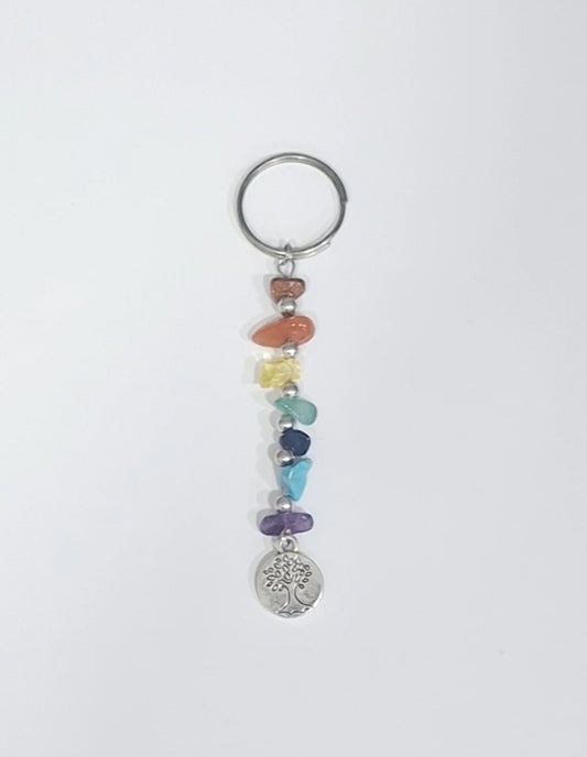 Porta-chaves Chakras com árvore da vida