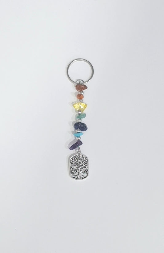 Porta-chaves Chakras com árvore da vida