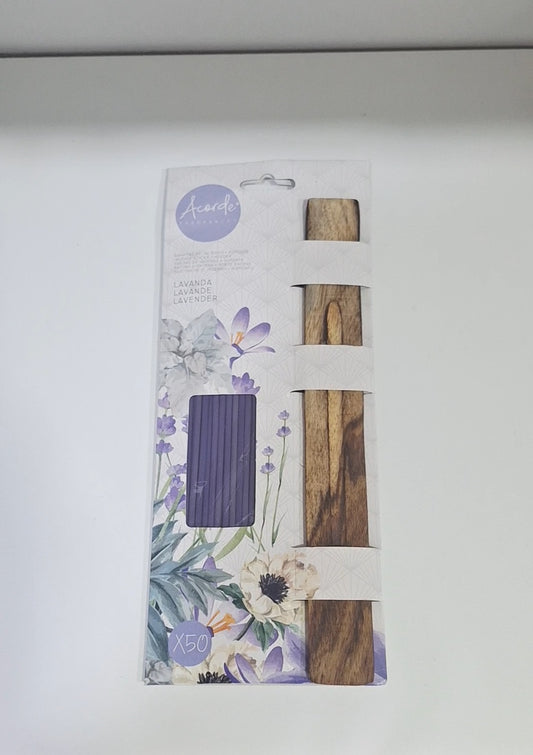 Varitas de Incenso de Lavanda + Suporte