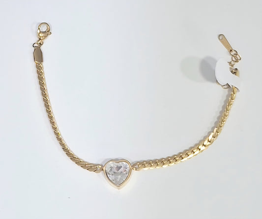 Pulseira com Coração