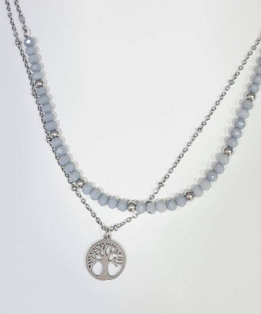 Fio duplo com Árvore da Vida