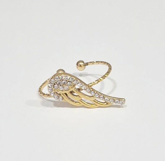 Anel ajustável asa de anjo