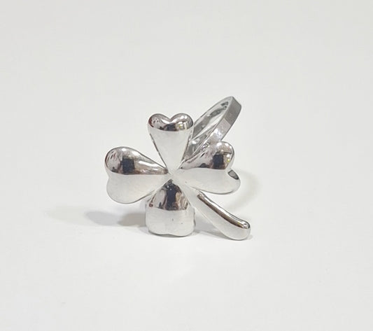 Anel ajustável trevo