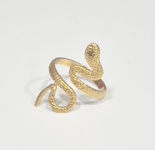 Anel ajustável cobra