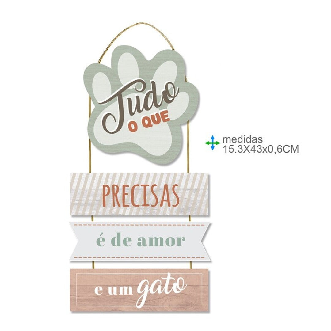 Placa de Parede MDF 17.3X38x0,6