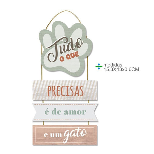 Placa de Parede MDF 17.3X38x0,6