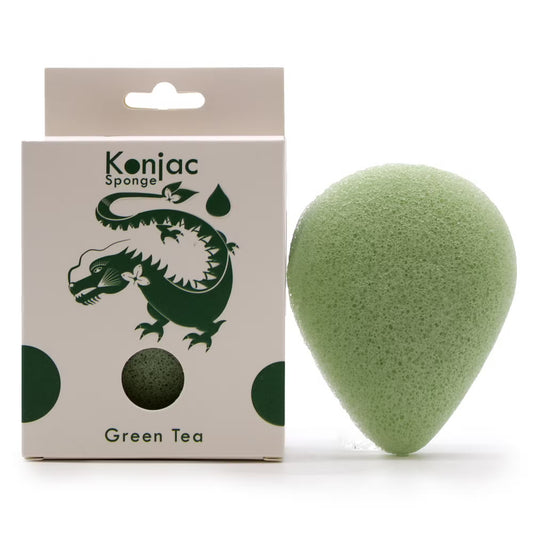 1 Esponja Facial Konjac - Chá Verde - Protetora