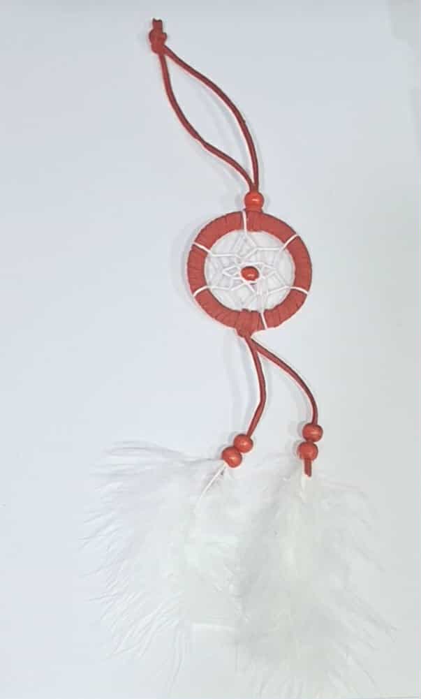 Caça Sonhos 6x25cm - Vermelho