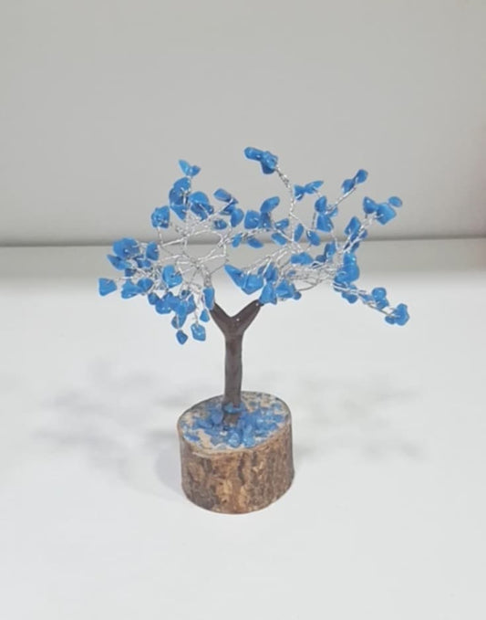 Árvore da felicidade de pedra natural Turquesa