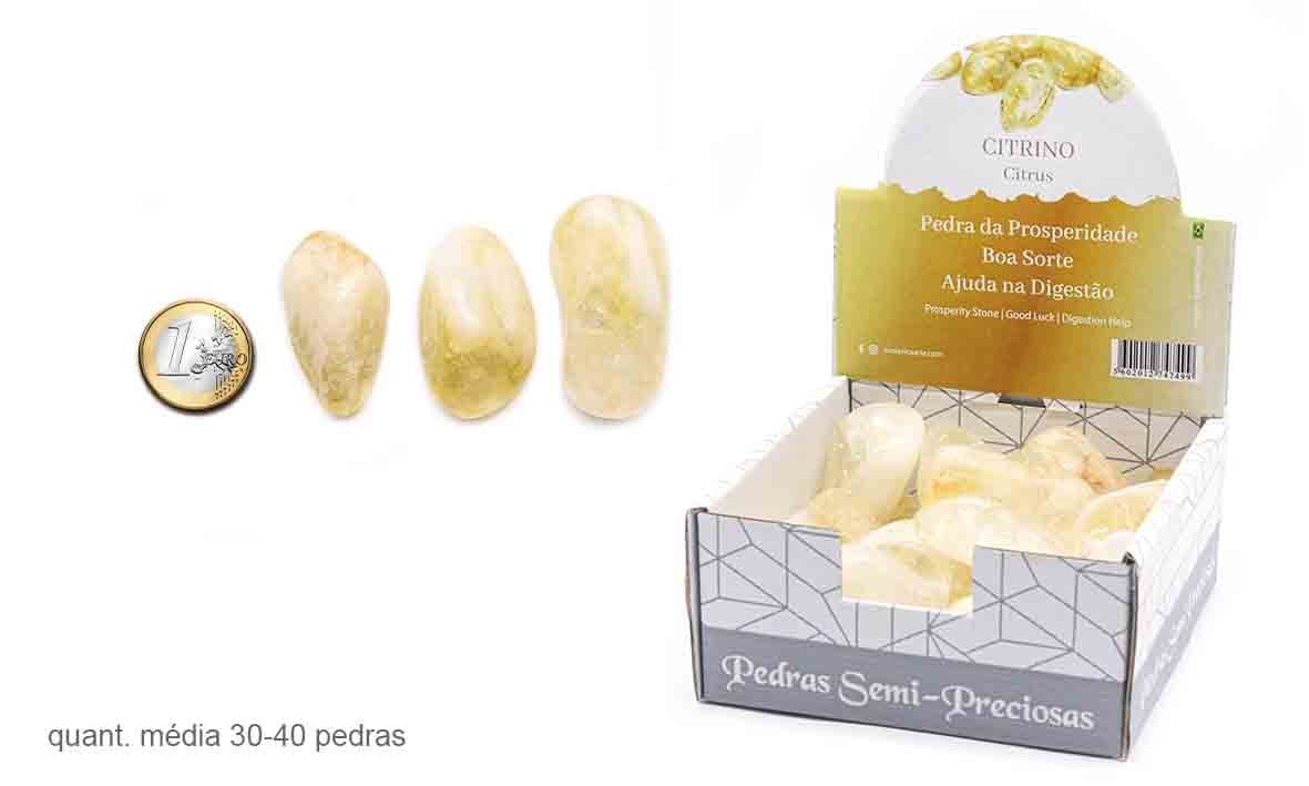 Citrino Rolado  (2 A 3cm)