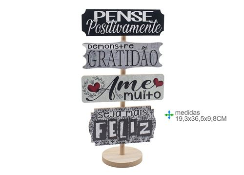 PLACA MESA MDF 19,3X9,8X36,5CM
